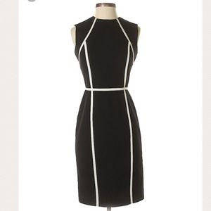 Calvin klein size 4 black and white dress